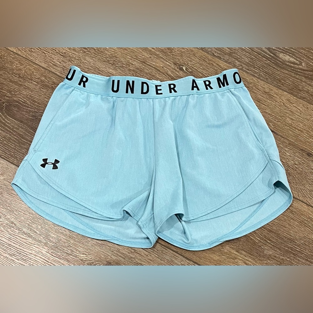 Women’s Under Armour running shorts size small running shorts blue shorts
